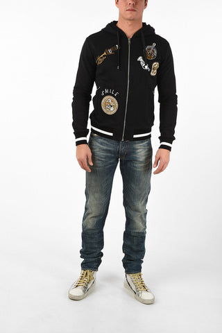 Patches Hoodie Sweatshirt