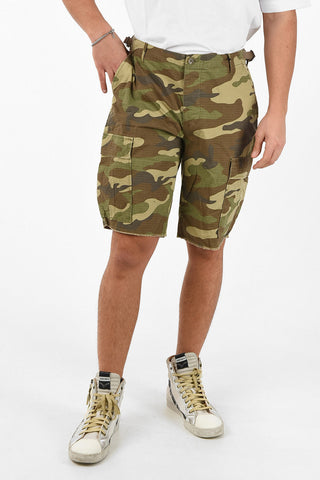 Camouflage cargo shorts