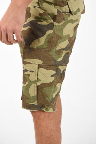 Camouflage cargo shorts