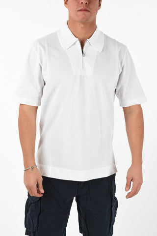 half zip polo