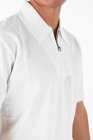 half zip polo