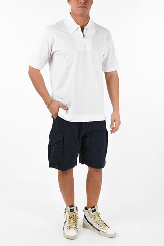 half zip polo