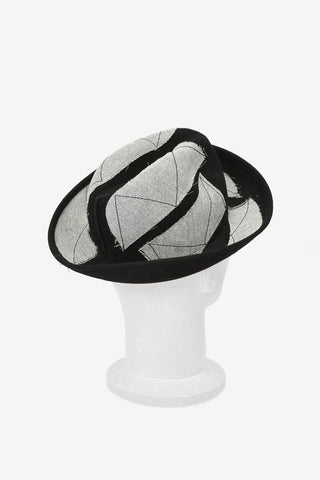 wool trilby with patchs