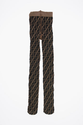 All Over Logo Stretch Hose 50 DEN