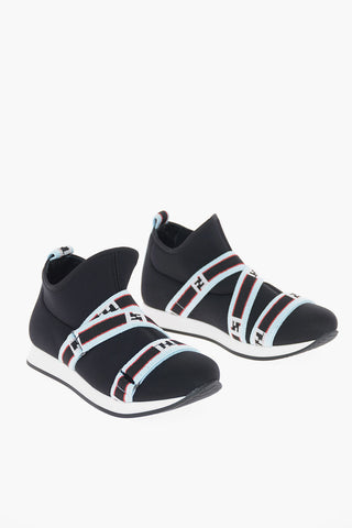 Fabric High Top Slip On