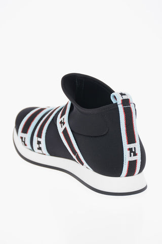 Fabric High Top Slip On