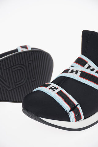 Fabric High Top Slip On