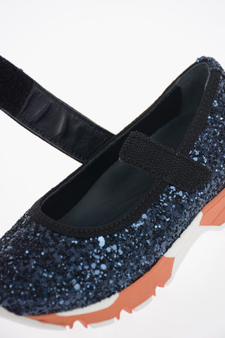 Glitter Ballet flats