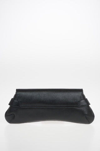 Leather Mini Bag with Removable Chain