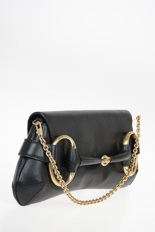 Leather Mini Bag with Removable Chain