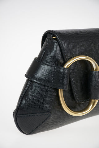 Leather Mini Bag with Removable Chain