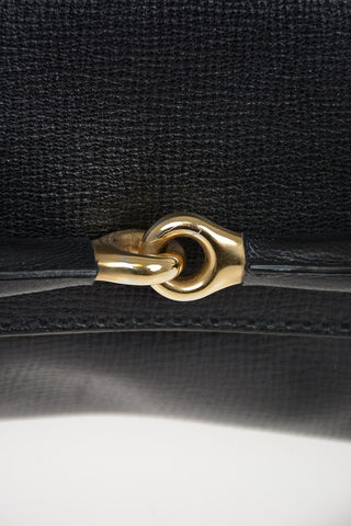 Leather Mini Bag with Removable Chain