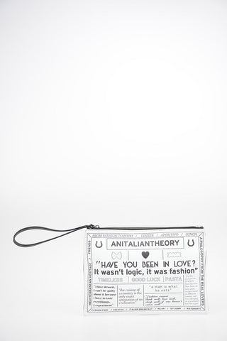 Printed Leather Pouch