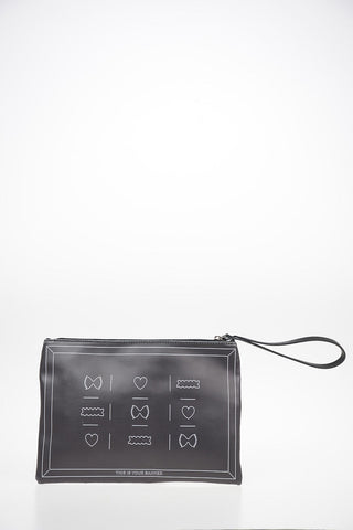 Printed Leather Pouch