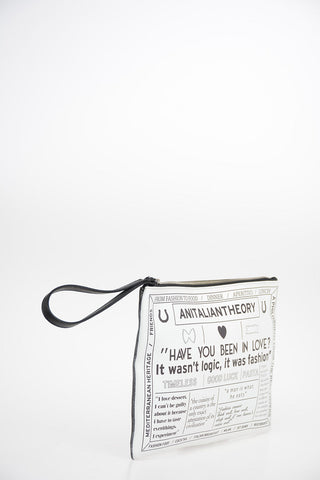 Printed Leather Pouch