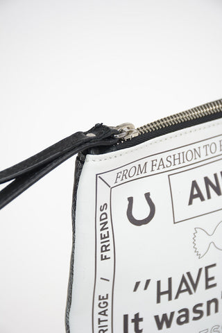 Printed Leather Pouch