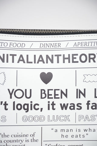 Printed Leather Pouch