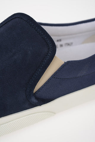 MM22 Suede Leather Two-Tone HURRICANE Slip On Sneakers