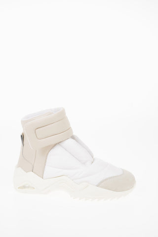 MM22 Statement Multifaceted Sole Puffer High-Top Sneakers