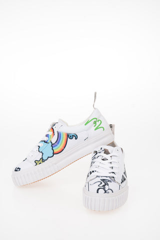 MM6 Sneakers Basse Colorblock e Plateau 5cm
