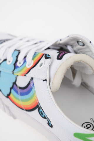 MM6 Sneakers Basse Colorblock e Plateau 5cm