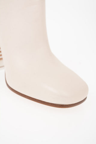 MM6 Stivaletto in Pelle con Tacco Tin Can 11cm