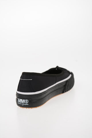 MM6 Bow Detail Comfy Flat Ballet