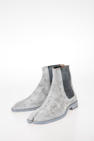 MM22 Paint Splatter TABI Chelsea Boots