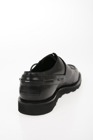 MM22 Leather Double Laces Derby Shoes