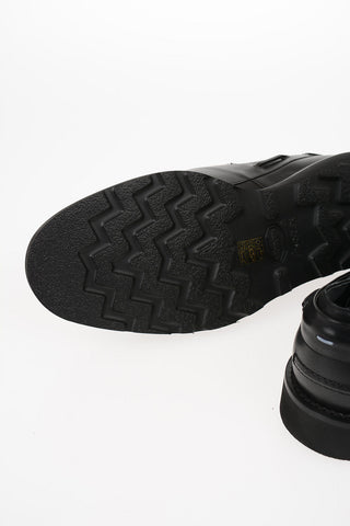 MM22 Leather Double Laces Derby Shoes