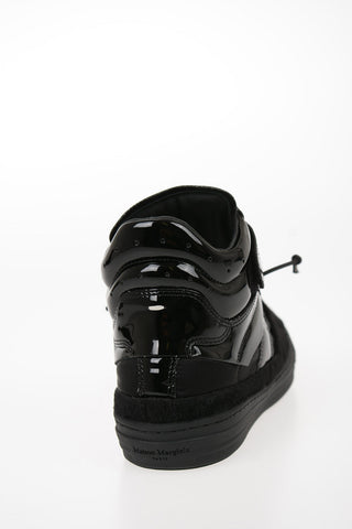 MM22 Faux Leather Details EVOLUTION High-Top Sneakers
