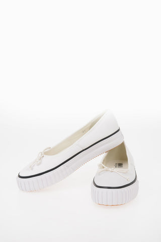 MM6 Bow Detail Comfy Ballet Flat