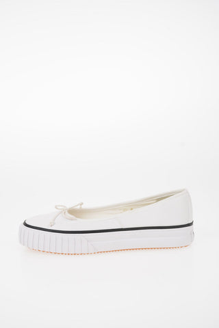 MM6 Bow Detail Comfy Ballet Flat