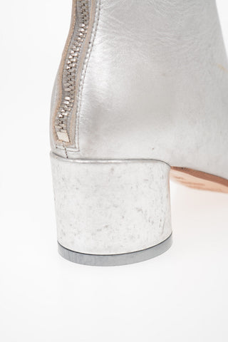 PAINT SPLATTER ANKLE BOOT