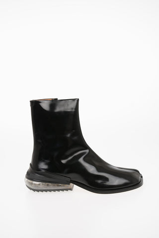 MM22 Leather Ankle Boot TABI with Airbag Heel