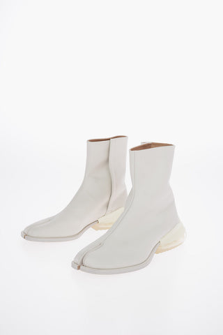 MM22 Stivaletto TABI in Pelle con Tacco Airbag