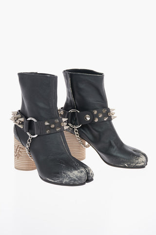 MM22 9cm TABI Rock Boots with Removable Studded Leather and Chain Harness