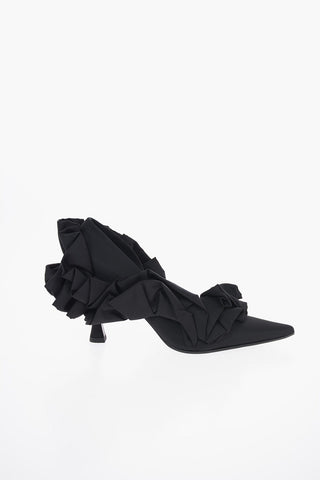 MM6 10cm ruffled Court Pumps