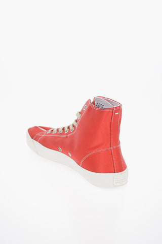 MM22 Satin TABI High-Top Sneakers