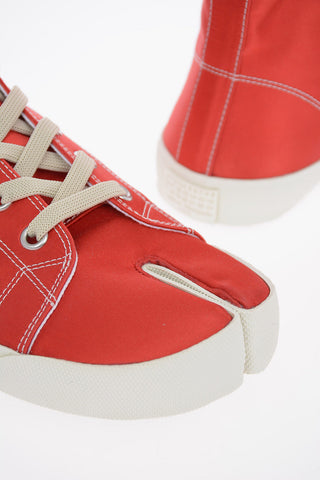 MM22 Satin TABI High-Top Sneakers