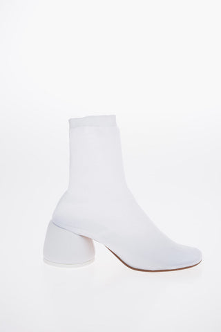 MM6 7cm Canvas Socks Ankle Boots