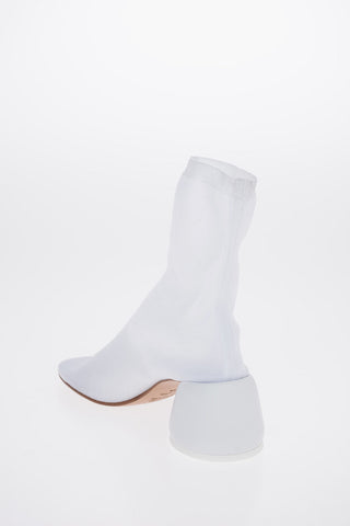 MM6 7cm Canvas Socks Ankle Boots