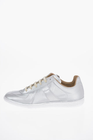 MM22 REPLICA Sneakers in Pelle e Tessuto Metallizzato