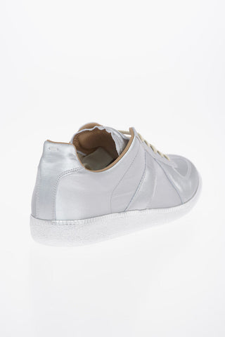MM22 REPLICA Sneakers in Pelle e Tessuto Metallizzato
