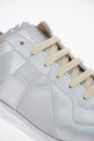 MM22 REPLICA Sneakers in Pelle e Tessuto Metallizzato