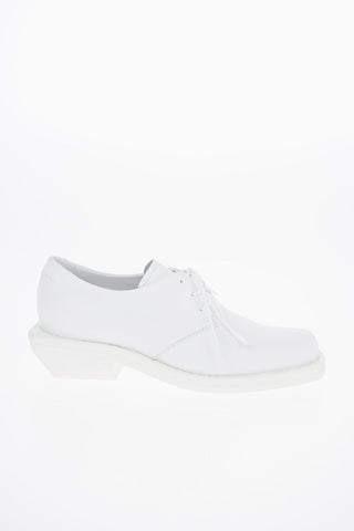 MM6 6cm Leather Oxford Shoes with Heel