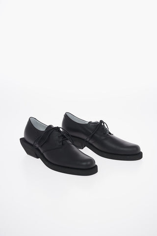 MM6 5cm Leather Oxford Shoes with Heel