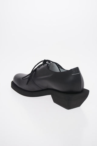 MM6 5cm Leather Oxford Shoes with Heel