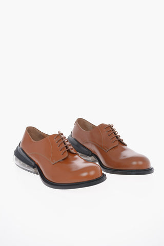 MM22 5cm Bounce Air Bubble Heel Leather Derby Shoes