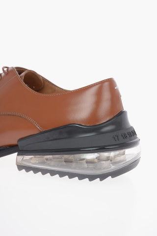 MM22 5cm Bounce Air Bubble Heel Leather Derby Shoes